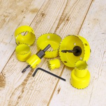 목공용 홀쏘 보링비트 8종세트 목재 홀캇타 아바