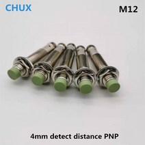유도 형 근접 센서 커넥터 PNP M12 4 핀 유형 NO NC + 케이블 없음 CE 하프 세트 4mm 검출 거리 스위치, 02 PNP NC