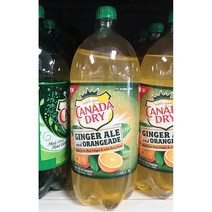 캐나다드라이 진저 에일 오렌지에이드에일 Canada dry Ginger ale Orangeade 67.6oz(2L) 3팩