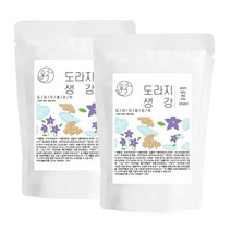 좋은아침 국산 도라지 생강차 50티백 생강 차, 2개