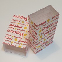 팝콘봉투 (중)100장 위생식품포장 유산지