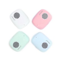PURIANG 휴대용미니 칫솔살균기 UV-C LED USB충전식 자외선소독 살균기 건조기, 블루