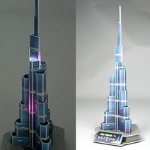 키밍 / led 부르즈 할리파1인세트 만들기재료 방학숙제