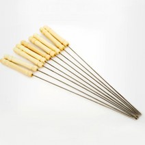 캠핑 바베큐 소세지 구이용 롱 꼬치 10줄, 상세페이지 참조