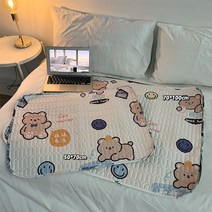 논슬립 생리 방수패드 첫월경선물, 행복한 곰