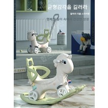 흔들목마 포니사이클 붕붕카 돌아기장난감 두돌선물 아기목마, 레드(가드레일  대형쿠션 무소음휠)