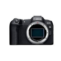 canon eos r8 풀프레임 미러리스 카메라(본체만) rf 마운트 24.2 mp 4k 비디오 digic x 이미지 프로세서 피사체 감지 앰프 트래킹 컴팩트 경량 스마트폰