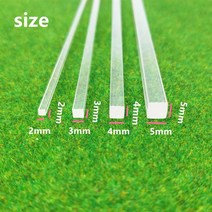 각봉 베이킹각봉 베이킹 2mm 3mm 5mm 낮은 쿠키 반죽 사각봉 10 pcs 길이, 3x250mm 10개
