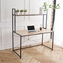 나skswint_이지 126 TOP 선반형 책상 원룸 메탈데스크 학생 컴퓨터 심플 조립식♥winters, ♥winters블랙