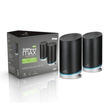 ARRIS Surfboard mAX Plus AX7000 메시 트라이밴드 Wi-Fi 6 라우터 시스템. 최대 6 000 평방 피트 집의 커버리지. (W130)