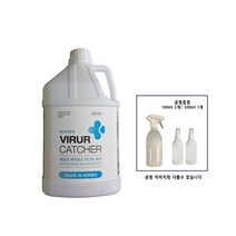 이지아이피 바이러캐쳐 4L 살균 소독제 손 피부 자동차 업소 차아염소산수 바이러스 제거 소독약 액 방역 탈취제 미산성 무자극 무취 무색 FDA 의약품 관공서 집안 사무실 침대 소파 장난감 인형 화장실 가구 강력소독력99.999%이상 안점막자극지수0 피부자극0 냄새없는, 1통