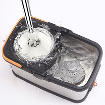 ABON11063 올스틸 통돌이 회전걸레 부자오빠, 추가밀대봉(올스틸용)