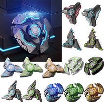 고급 메탈 피젯 무소음 베어링 회전 스피너 야광 팽이 분해 조립, uf103 01블루