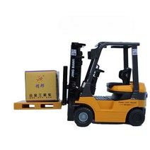 지게차 포크레인 모형 미니어처 다이캐스트 수집 1:60 굴삭기, 단일사이즈, 옐로우