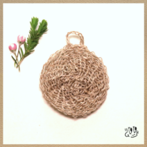 딸랑구즈 삼베수세미 세균걱정 NO! 뽀득뽀득 친환경 국산 100%, 동글수세미