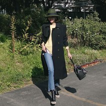 떳다그녀 리넬리 트렌치 코트