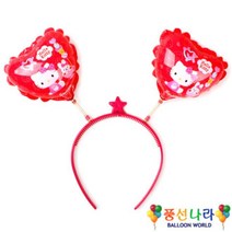 풍선나라 풍선 헤어밴드 헬로키티