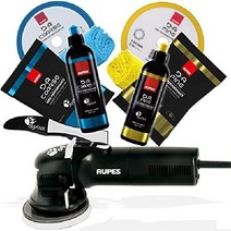 RUPES 루페스 자동차 듀얼액션 광택기 폴리셔 세트 3인치 5인치 6인치 LHR 21, LHR12E빅풋+광택제+액세서리