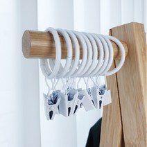 커튼집게링 패브릭링걸이 부자재(1), 커튼링 38mm블랙
