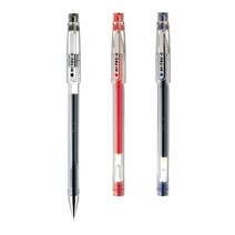 하이테크 C 볼펜 0.25mm 중성펜 얇은글씨 낱개, 파랑