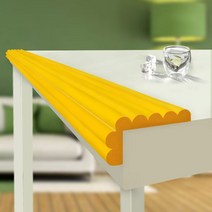 원형기둥보호대 모서리 충돌 방지 가정용 테이블 창턱, W자검정6m 충돌방지 스트립스티커 없음