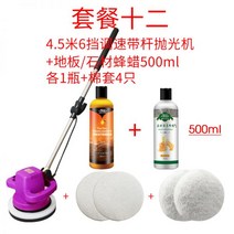바닥 왁싱 기계 연마 기계 가정용 작은 나무 바닥 대리석 바닥 타일 그라인더 전기 왁싱 유물, Twelve 패키지 9 + 플로어 스톤