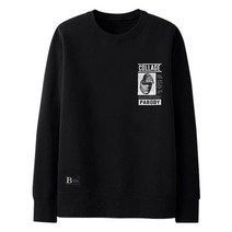 더폴그라운드 기모 맨투맨 불독 블랙