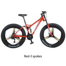 산악 및 해변용 자전거 24 인치 4.0 팻 타이어 MTB 크로스컨트리, 04 red 2_02 26 inch_01 7
