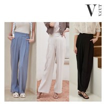 V.CUT(브이컷) 여성 린넨 와이드 팬츠 3종
