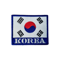 태극기 자수패치
