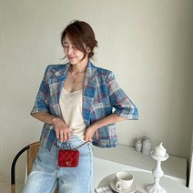 [난닝구]잔플리 반팔크롭자켓
