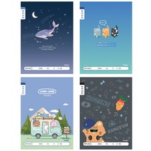 1000 초등 1-2학년 국어노트 10칸 남아용 12201 IB, 색상/디자인랜덤