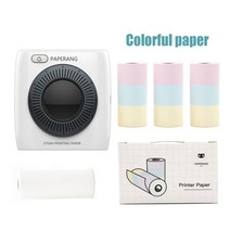프린터 악세사리 PAPERANG P2 포켓 미니 프린터 휴대용 사진 그림 프린터 300 인치 당 점 HD 열 라벨 프린, 02 White Package B_01 CHINA
