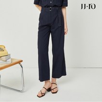 JJ지고트 JJ.ro 스티치 포인트 턱 와이드 팬츠 GM7A0SLJ2