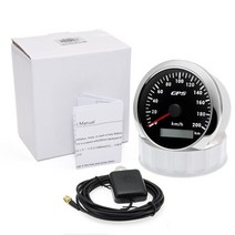 GPS HUD 7가지 색상 백라이트 새로운 85mm GPS 속도계 200 km/h 게이지 주행 거리계 ATV 오토바이 자동차, 01 0-200KMH BS