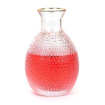 토탈하우스 레벤호프 골드림 유리 술병 300ml 혼술병 사케병 1PCS 홈술 홈술병