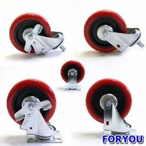 Foryou2775 무따 운반구바퀴5호 엘카 대차 카트 운반구 운반기 핸드 앵글달리, 5호볼트식브레이크5P-BTBK