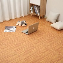 나뭇결 모양 바닥 퍼즐 매트 반려동물 층간소음 방지, 메이플