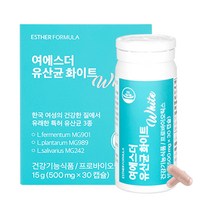 여에스더 질유래 유산균 화이트, 30캡슐 x 1박스, 1개