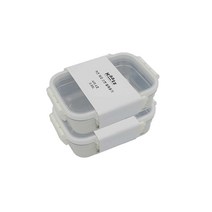 하츠 데코 스텐 밀폐용기 세트 CKA-5204Y (0.85L 2개)