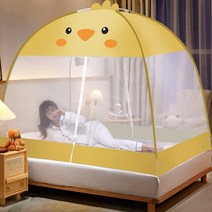 몽골게르텐트 대형 귀여운 유르트 모기장 접이식 캐노피 침대 무료 설치 메쉬 그물 커튼 방지 캠핑 텐트, 20 20_04 1.8x2m -double door