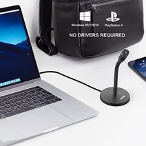 유튜브 방송 마이크 미국 받아쓰기 와 USB-C 스카이프용 피파인 미니 구스넥 USB-630723