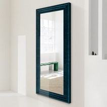 위미러 수아비 벨벳 헨드메이드 디자인 매장 카페 인테리어 거울 2종 4color, 수아비(40x60), 블루-벽걸이형