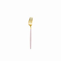 커트러리 세트 포크 나이프 스푼 스테인레스 스틸 칼 세트 미러 핑크 골드 스마스 식기 커피 티, 17 tea fork 13.5cm