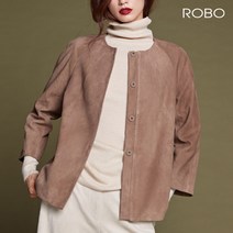 제이바이 3. [로보] 스웨이드 라운드 카라 재킷 201970