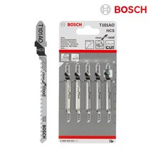 보쉬 직소날 T101AO 83mm 1팩 5개 목재용 직소기 직쏘