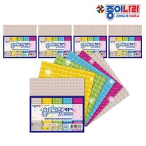 종이나라 1500 홀로그램 색종이, 5색, 5개