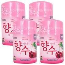 산도깨비 향수 액체방향제 블랙체리 향 500ml, 4개