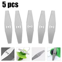 예초기 부품 줄 날 끈 안전커버 스틸 헤드 58pcs 금속 잔디 문자열 트리머 강철 톱, 5pcs 초승달 구멍