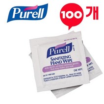 퓨렐 PURELL 손 살균 물티슈 100매, 1g